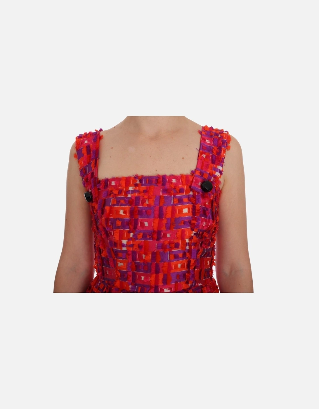 Dolce Gabbana Dress Geometric Print Mini Dress Women - Pink Dresses