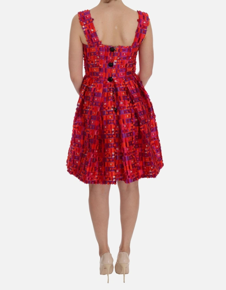 Dolce Gabbana Dress Geometric Print Mini Dress Women - Pink Dresses