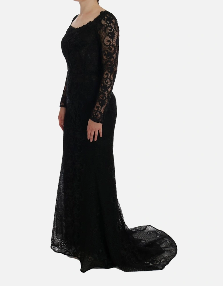 Dolce Gabbana Lace Evening Gown Women - Black Dresses