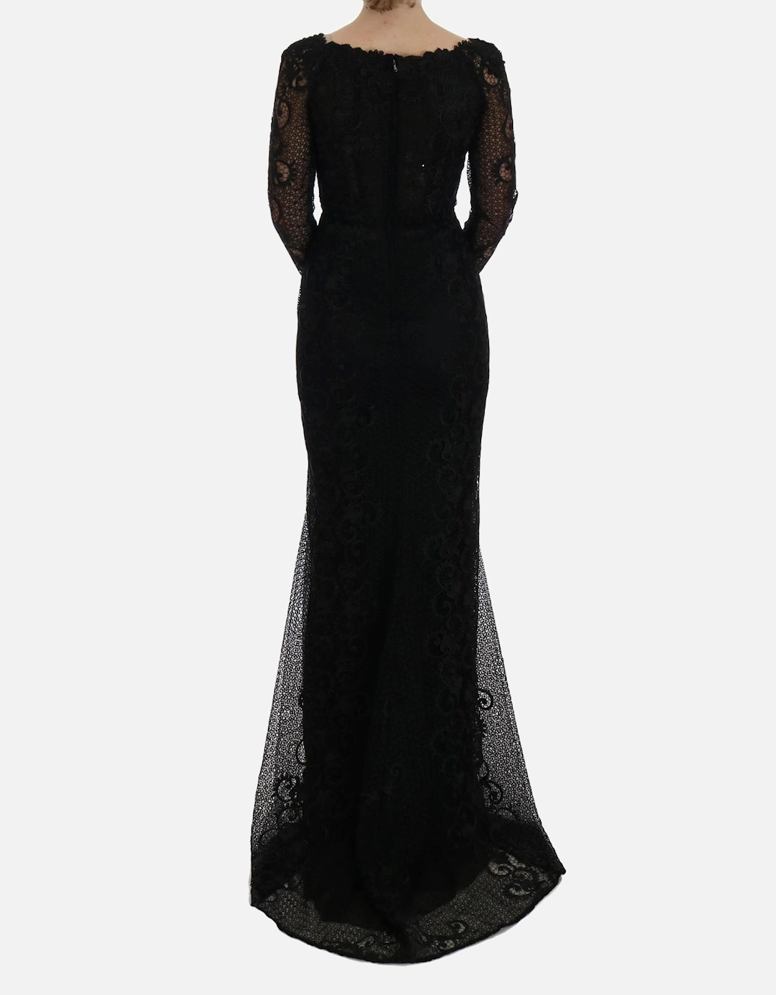 Dolce Gabbana Lace Evening Gown Women - Black Dresses
