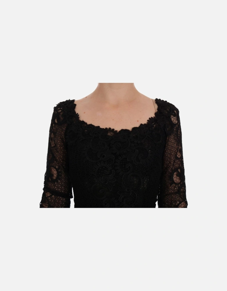 Dolce Gabbana Lace Evening Gown Women - Black Dresses