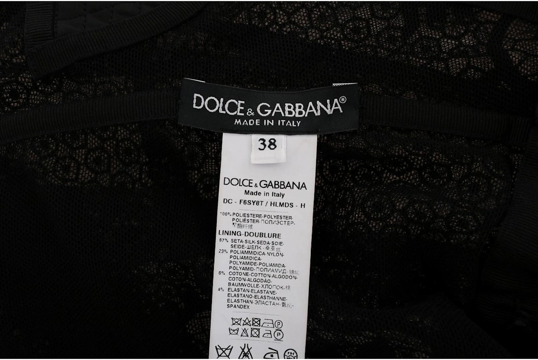 Dolce Gabbana Lace Evening Gown Women - Black Dresses