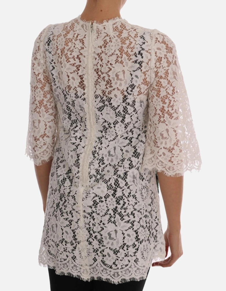 Pineapple Lace Top DR1358 Women - White T-Shirts