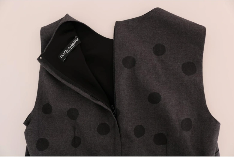 Polka Dot Shift Dress Women - Gray Dresses