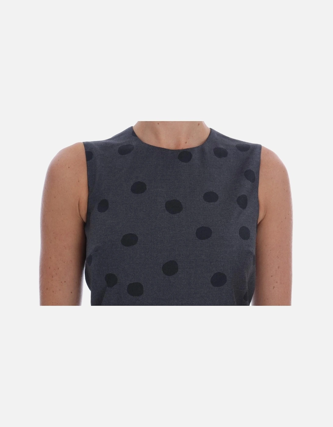 Polka Dot Shift Dress Women - Gray Dresses