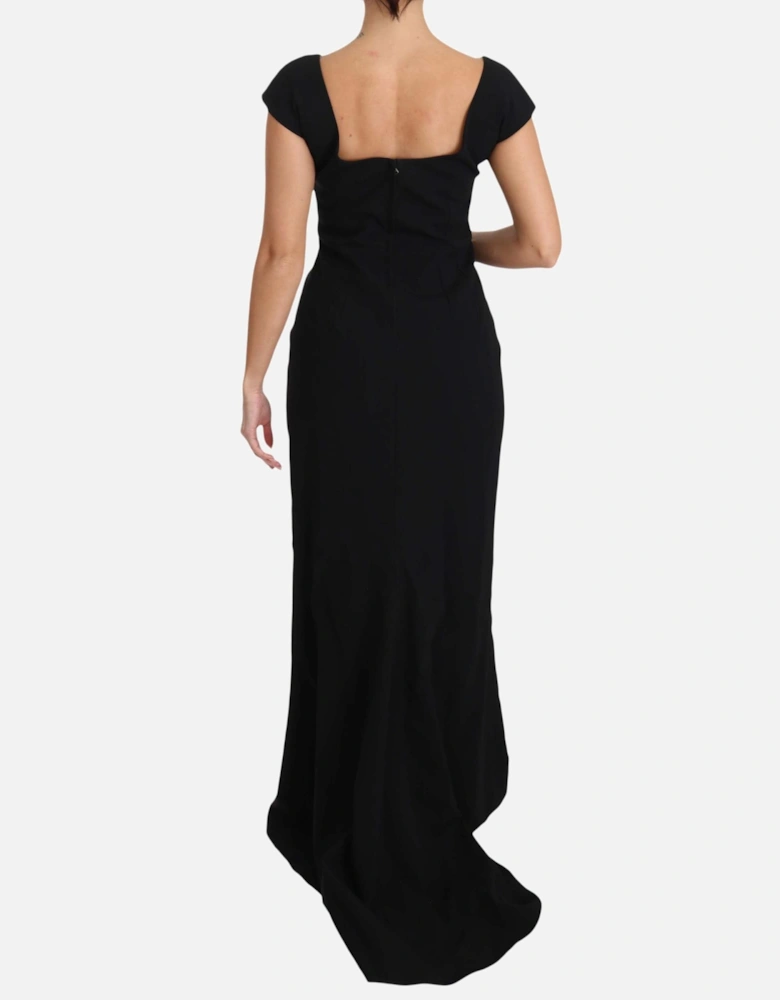 Dolce Gabbana Long Dress Formal Style Women - Black Dresses