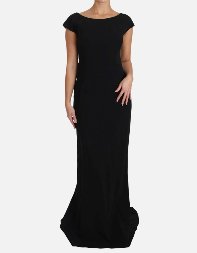 Dolce Gabbana Long Dress Formal Style Women - Black Dresses