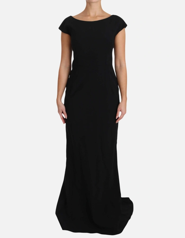 Dolce Gabbana Long Dress Formal Style Women - Black Dresses
