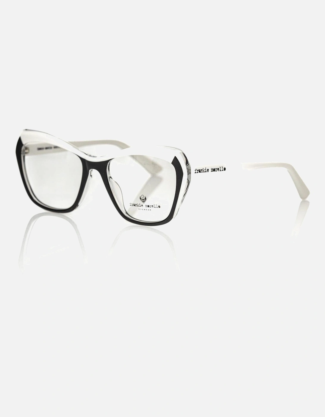Black and White Cat Eye Eyeglasses Women - Multicolor Frames
