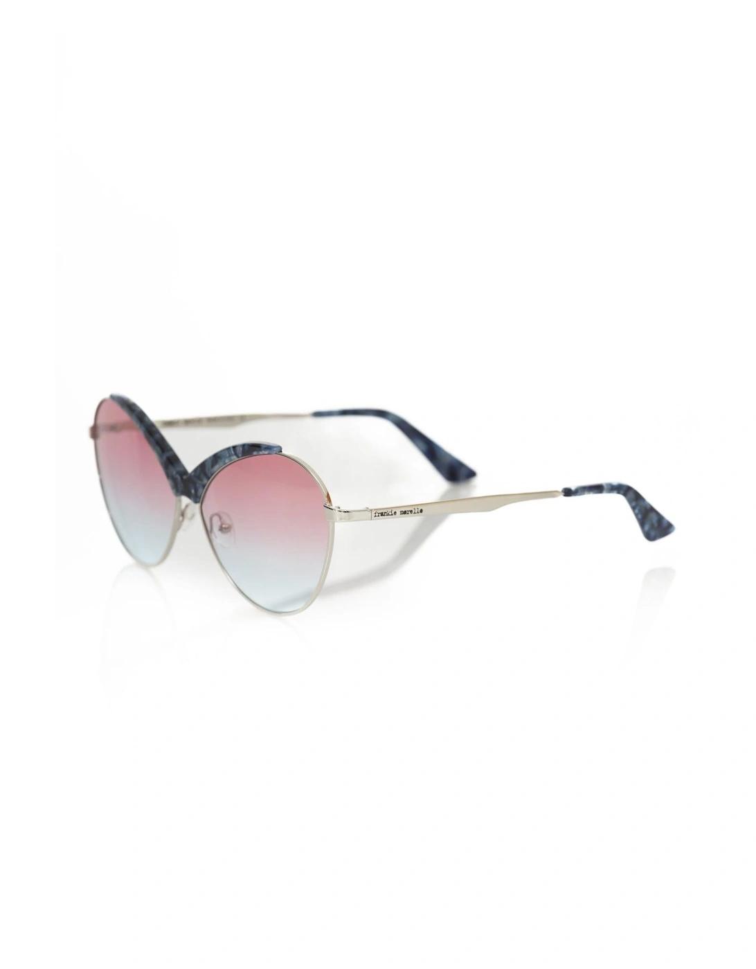 Butterfly-Shaped Sunglasses with Unique Mother of Pearl Profile and