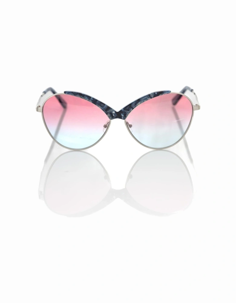 Butterfly-Shaped Sunglasses with Unique Mother of Pearl Profile and