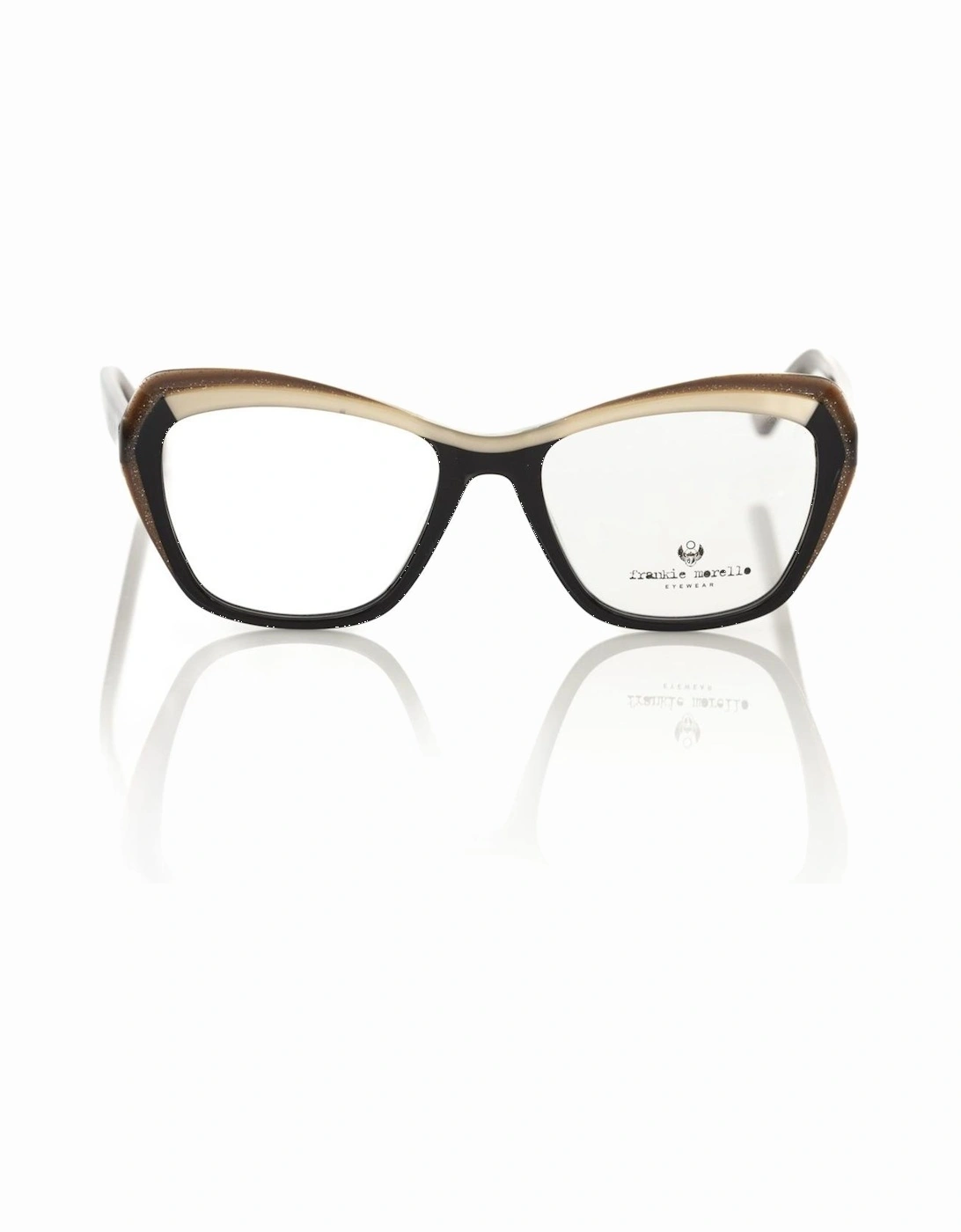 Cat Eye Model Eyeglasses with Glimmering Accents Women - Black Frames, 6 of 5