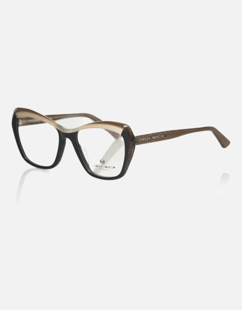 Cat Eye Model Eyeglasses with Glimmering Accents Women - Black Frames