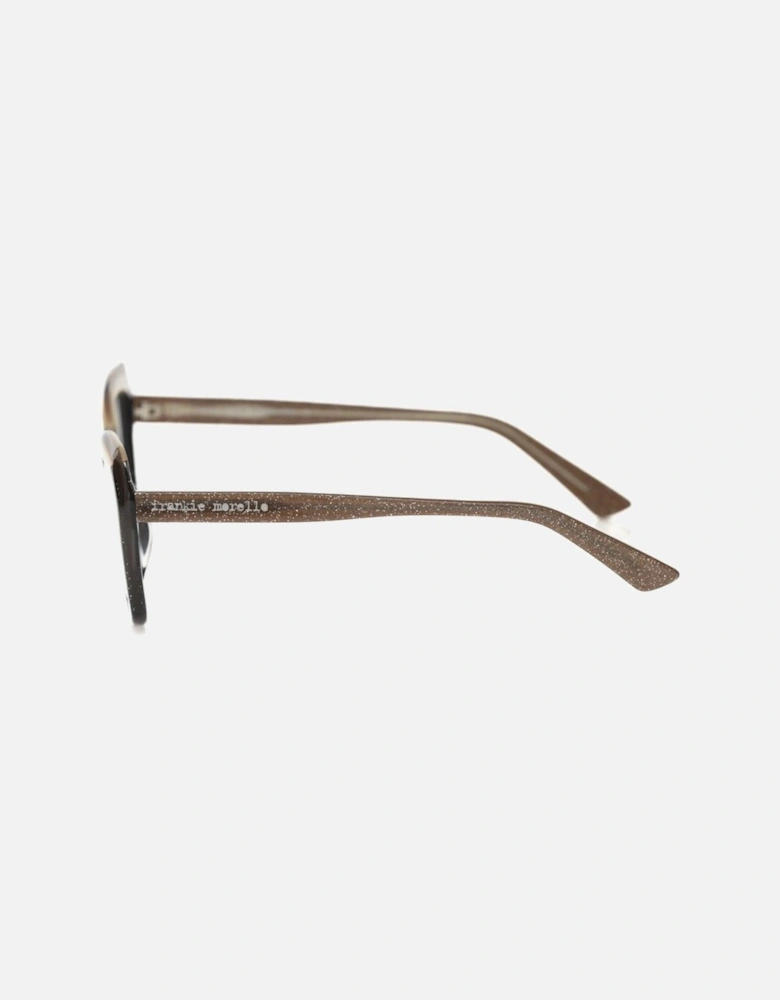 Cat Eye Model Eyeglasses with Glimmering Accents Women - Black Frames