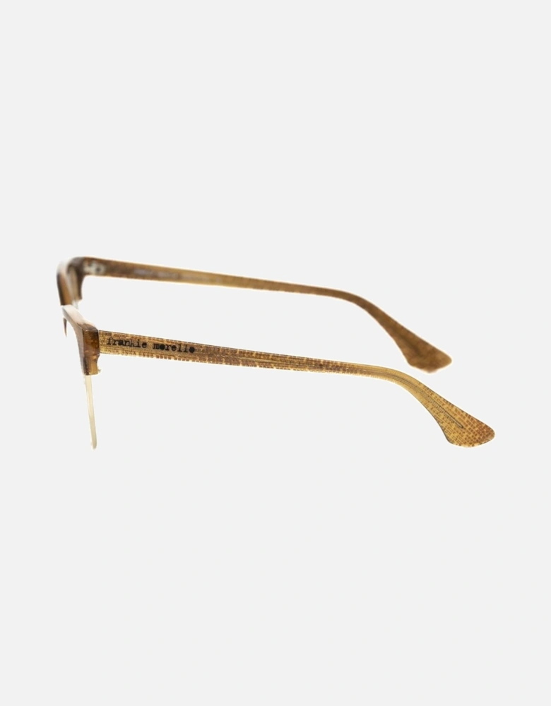 Sparkling Brown Clubmaster Eyeglasses Women Frames