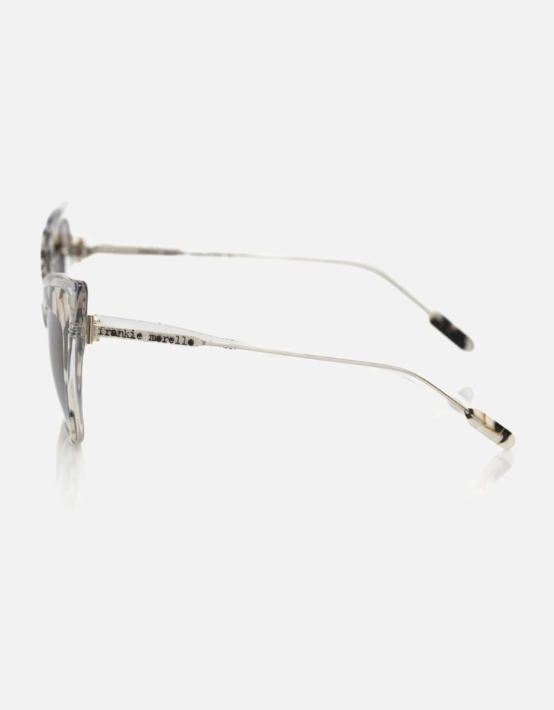 Black Cat Eye Sunglasses with Mother of Pearl Detailing Women -