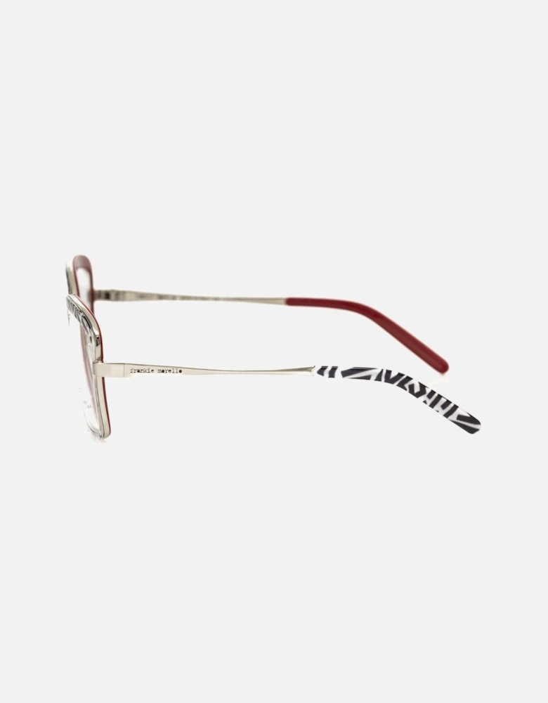 Square Eyeglasses with Black Zebra Pattern Women - Multicolor Frames