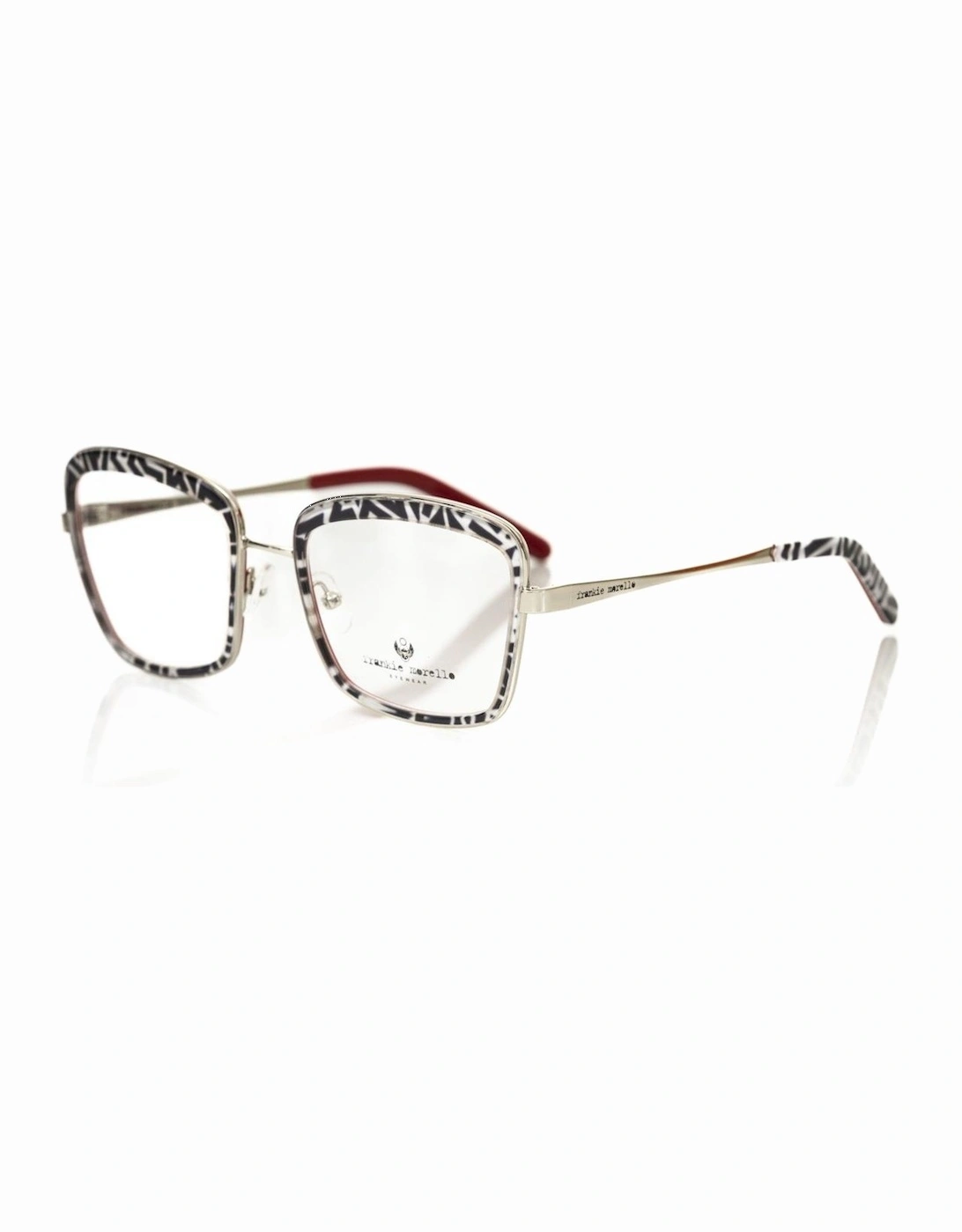 Square Eyeglasses with Black Zebra Pattern Women - Multicolor Frames