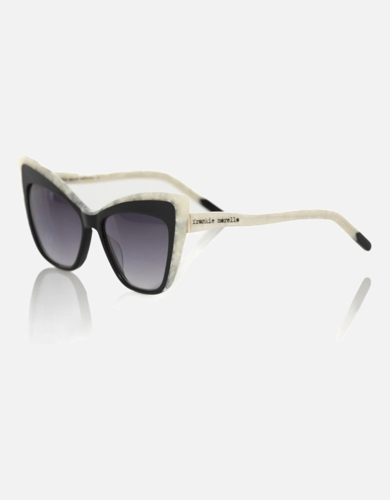 Exquisite Black Mother of Pearl Cat Eye Sunglasses Women