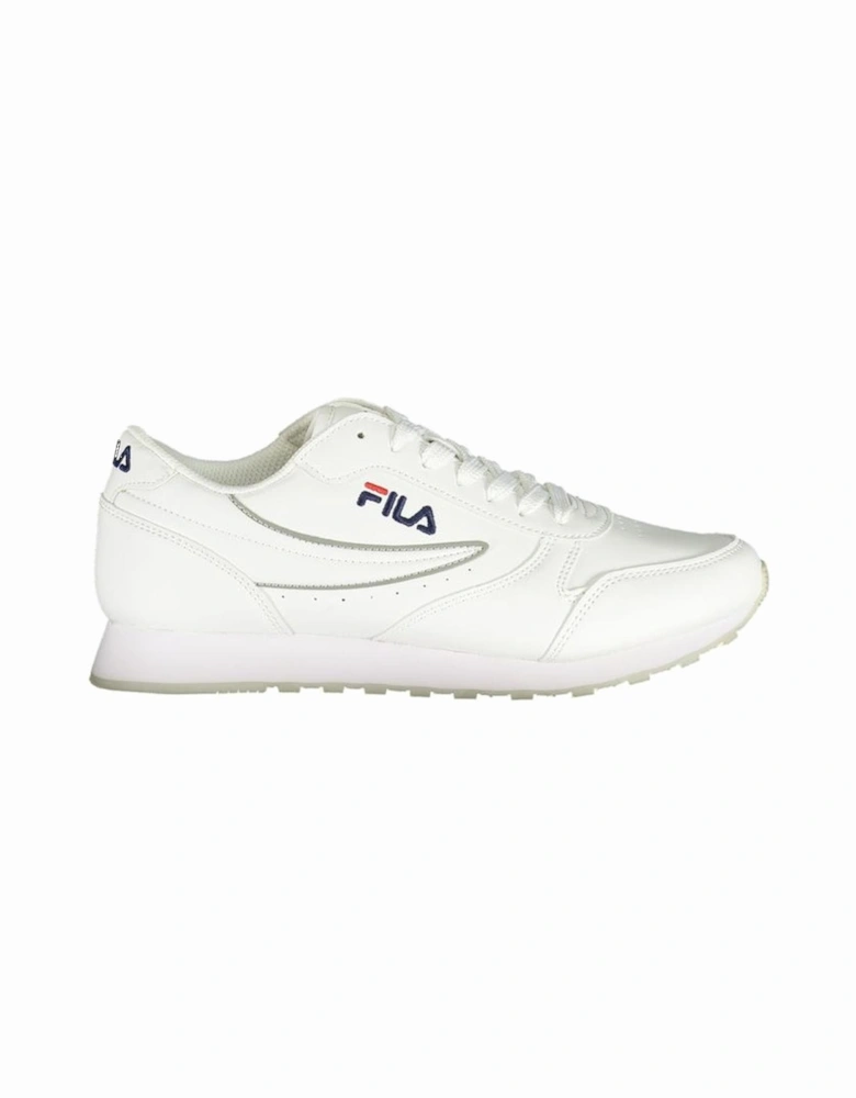 Laced Sports Footwear with Contrast Details and Logo. Women - White