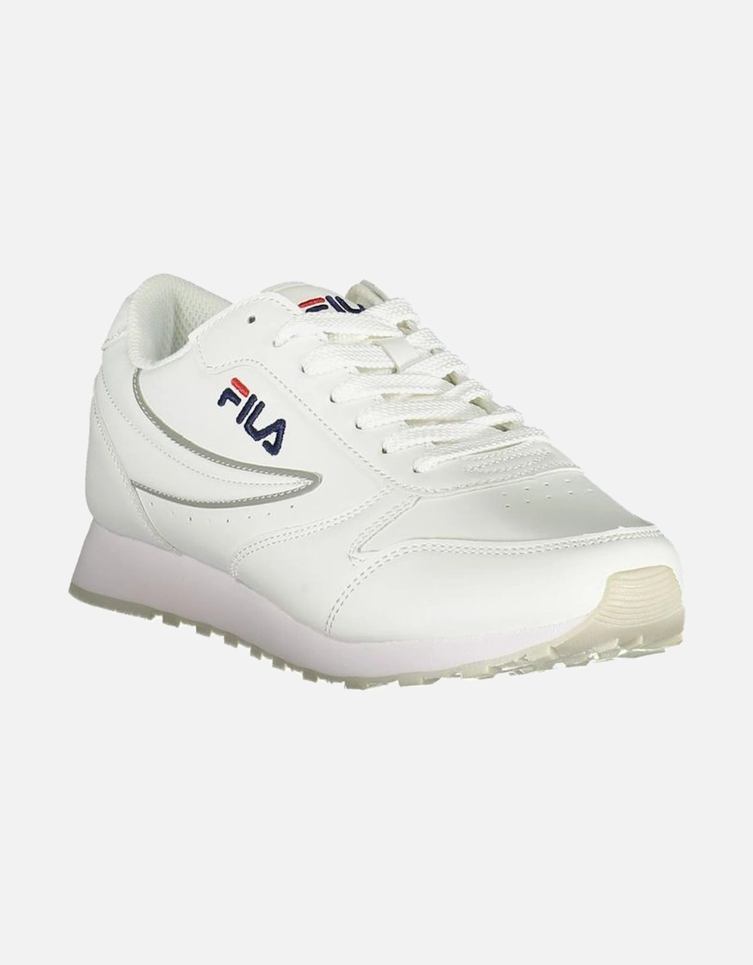 Laced Sports Footwear with Contrast Details and Logo. Women - White