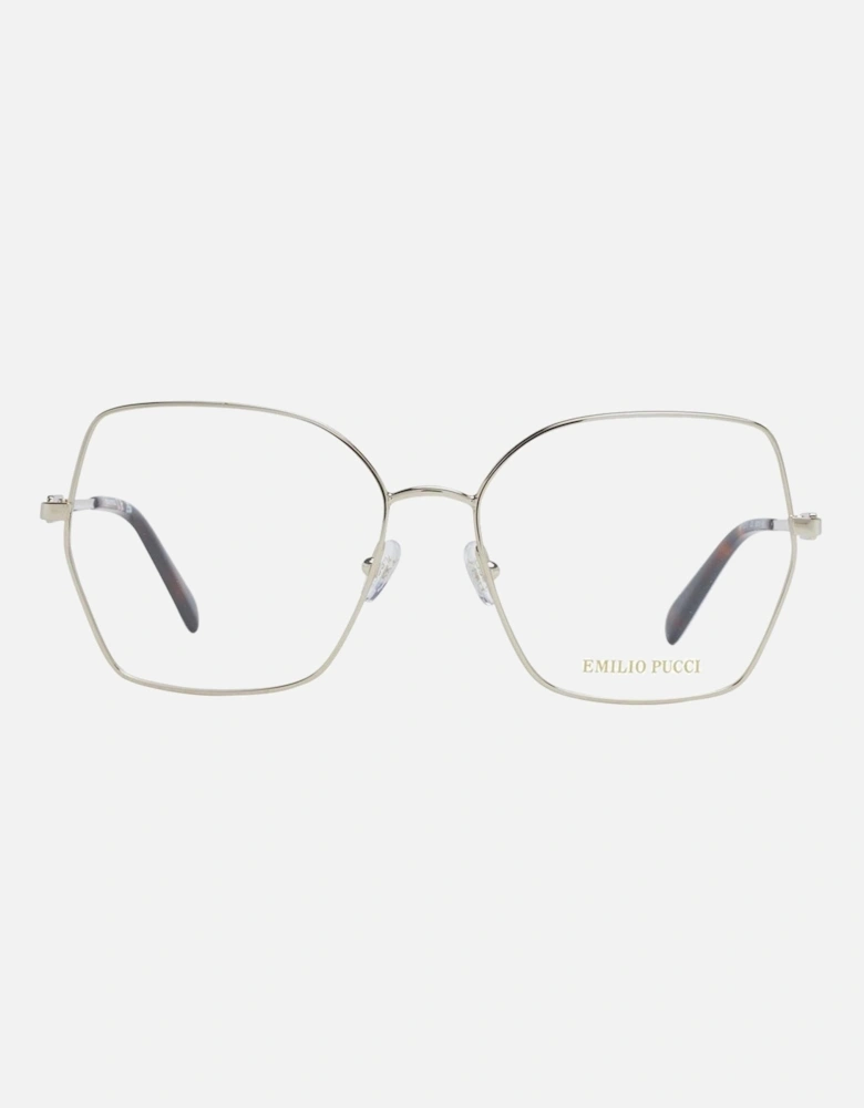 Butterfly Full-Rim Metal Frame Glasses Women - Gold