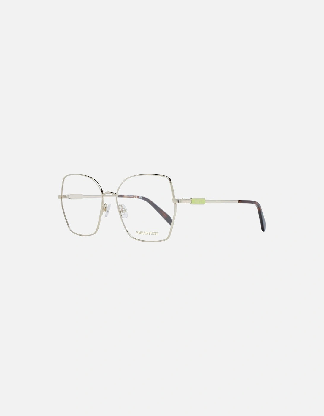 Butterfly Full-Rim Metal Frame Glasses Women - Gold, 4 of 3