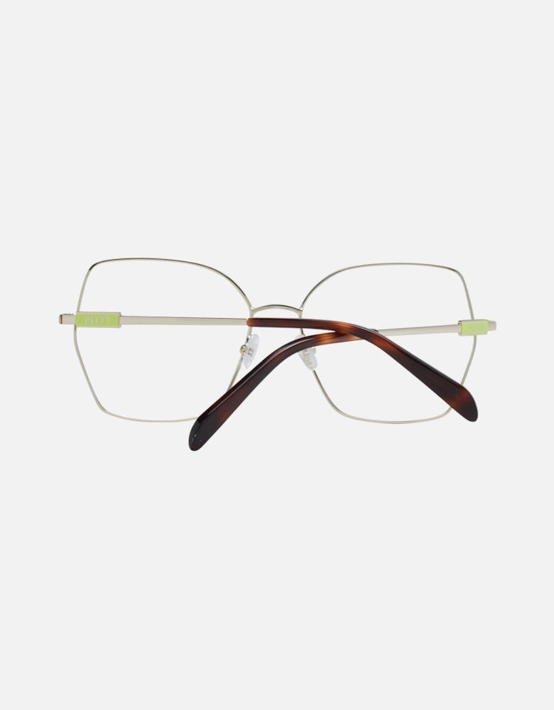 Butterfly Full-Rim Metal Frame Glasses Women - Gold