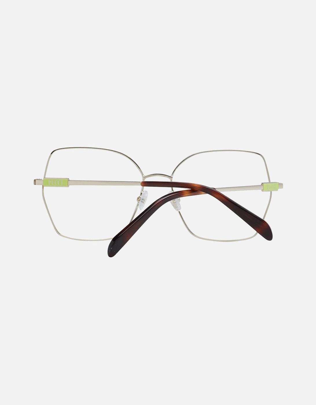 Butterfly Full-Rim Metal Frame Glasses Women - Gold