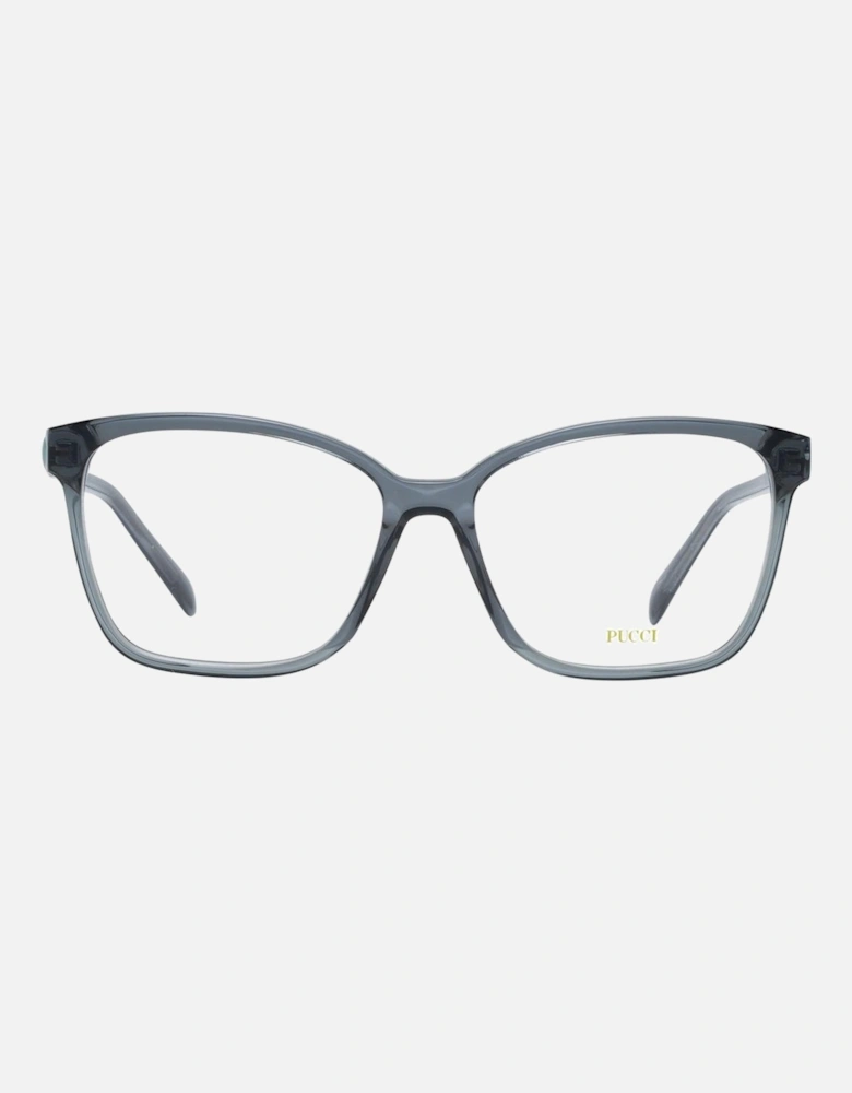 Square Full-Rim Grey Plastic Glasses Women - Gray Frames