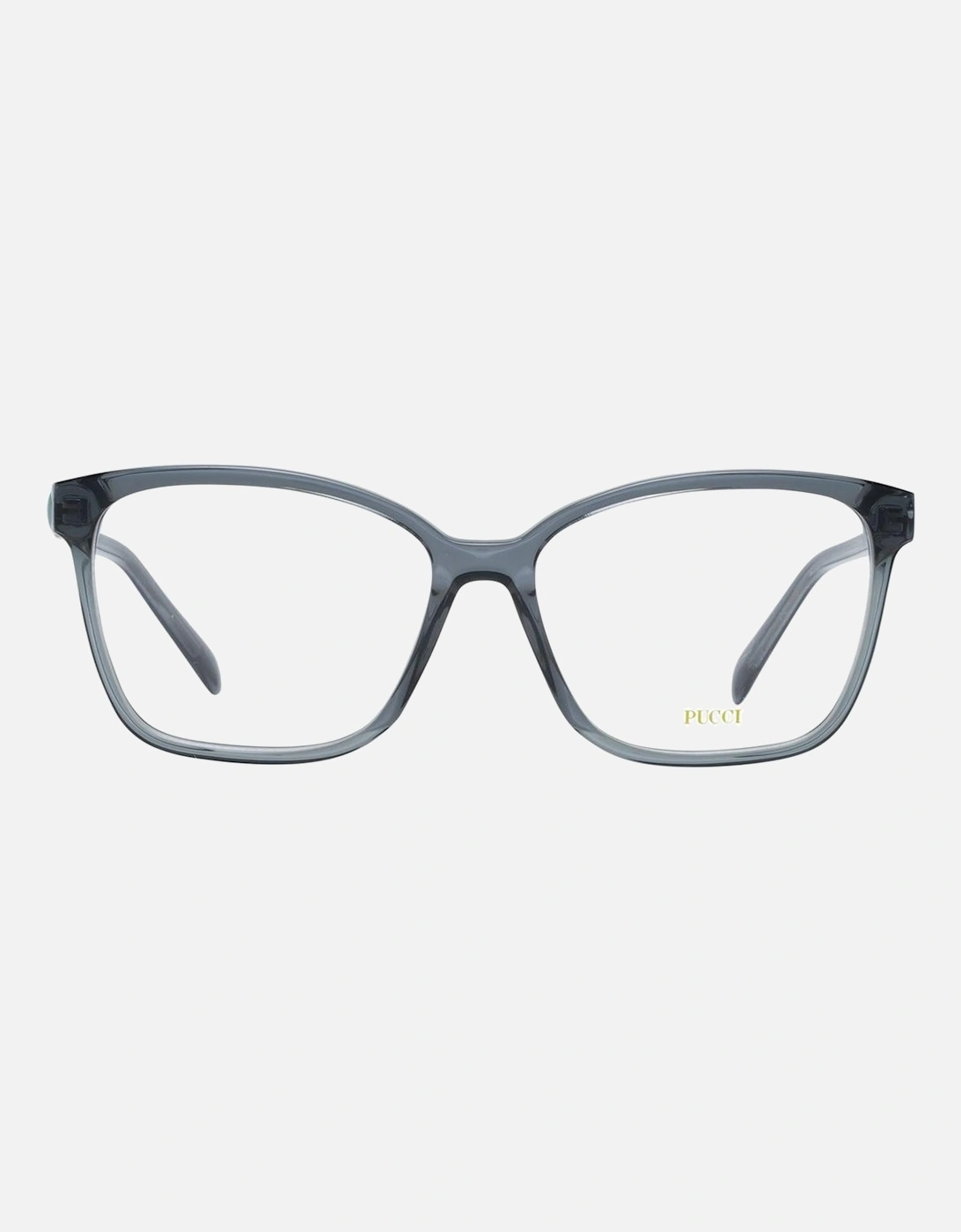 Square Full-Rim Grey Plastic Glasses Women - Gray Frames
