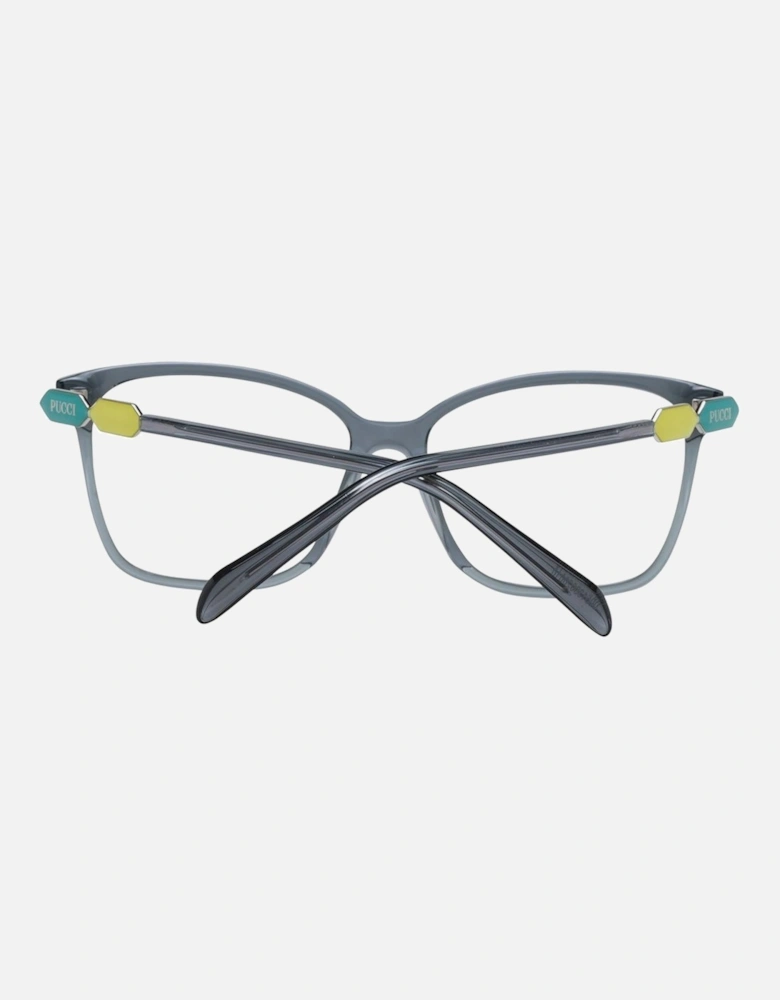 Square Full-Rim Grey Plastic Glasses Women - Gray Frames