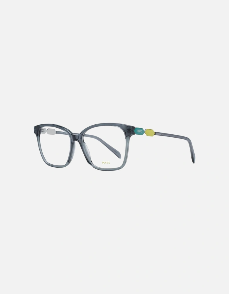 Square Full-Rim Grey Plastic Glasses Women - Gray Frames