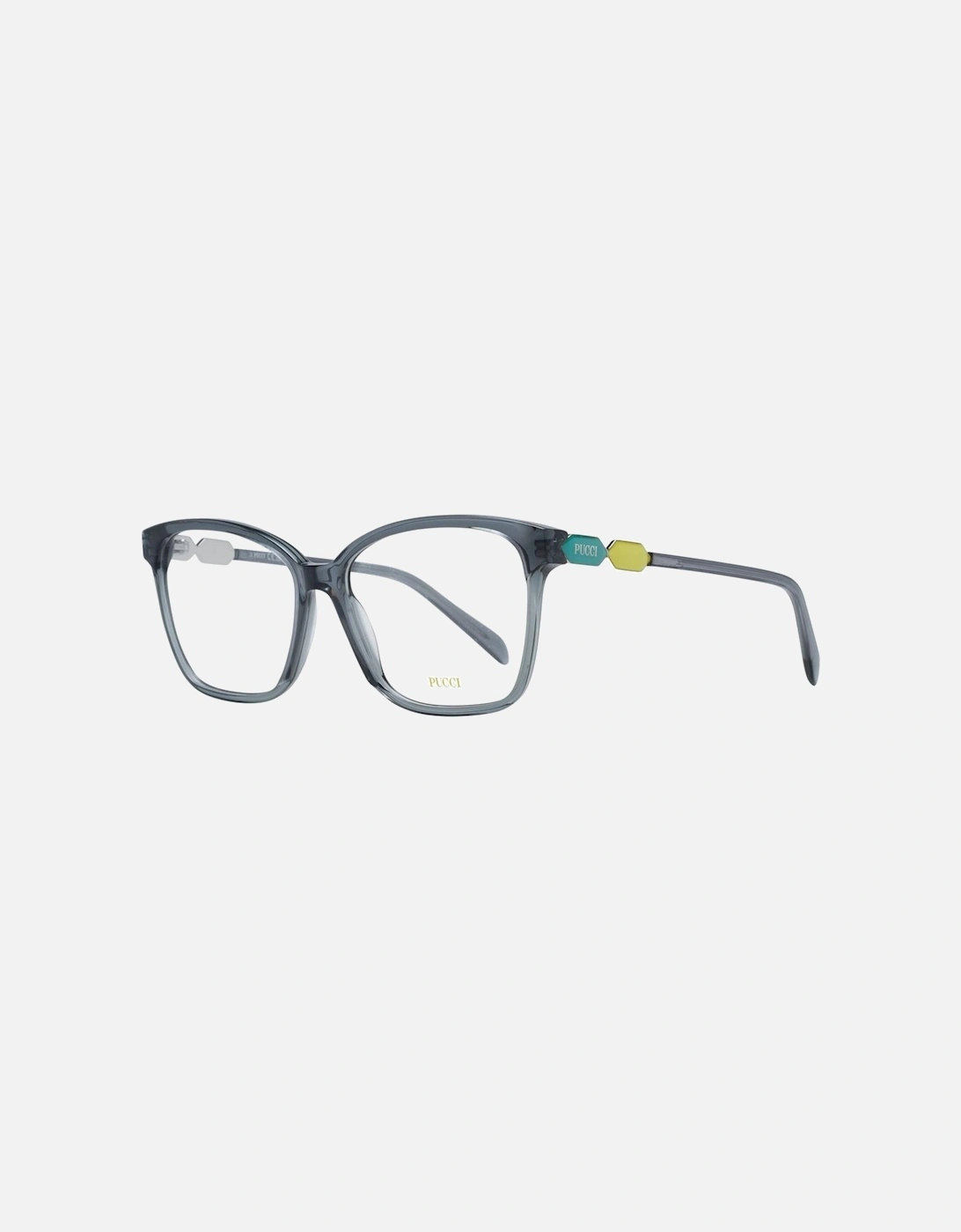 Square Full-Rim Grey Plastic Glasses Women - Gray Frames, 4 of 3