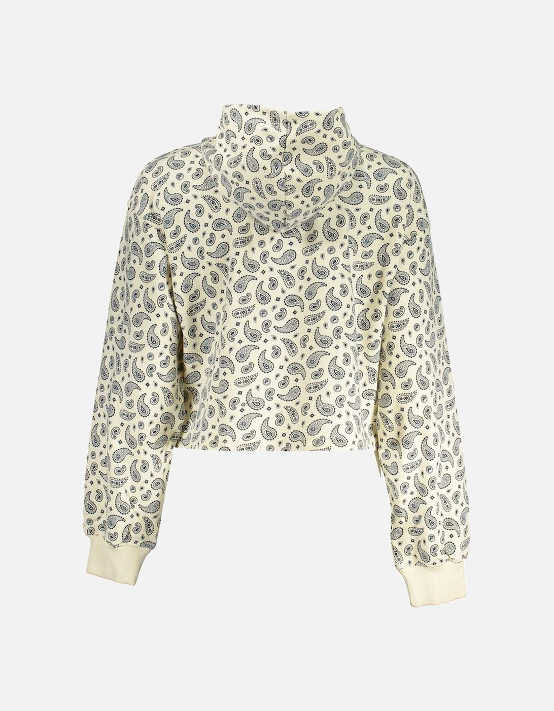Brushed Hooded Sweatshirt with Luxor Print and Embroidered Logo Women