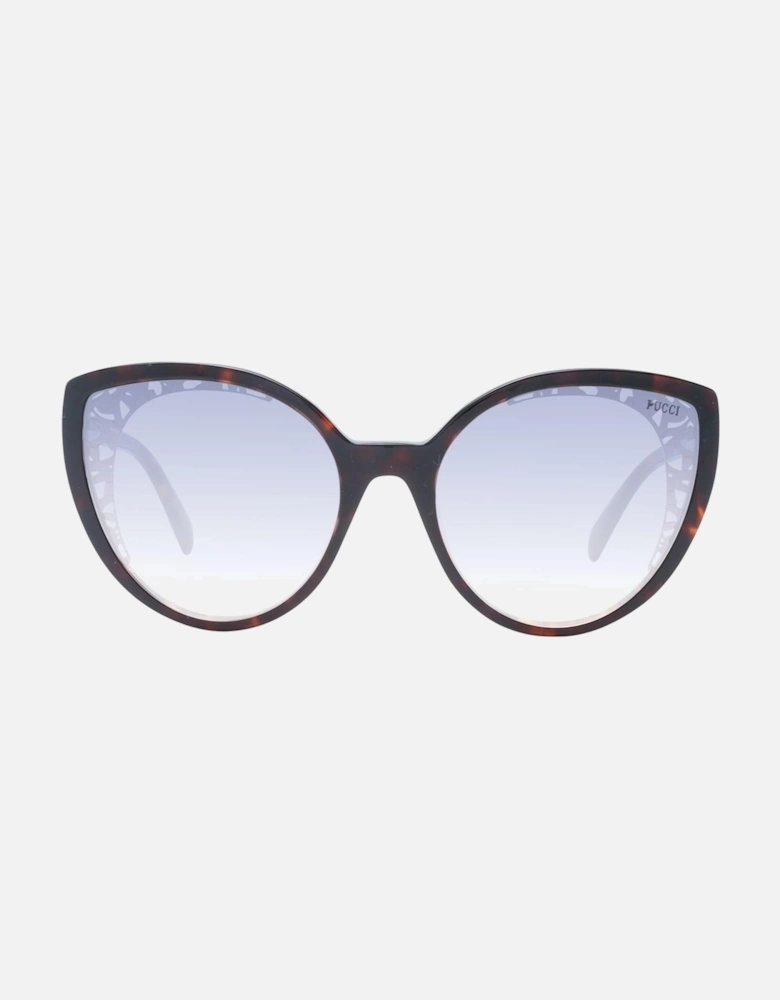 Cat Eye Full-Rim Gradient Sunglasses Women - Brown
