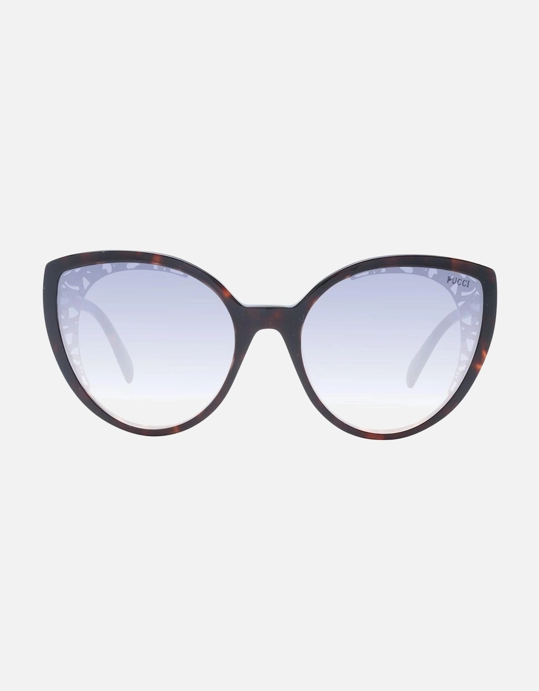 Cat Eye Full-Rim Gradient Sunglasses Women - Brown