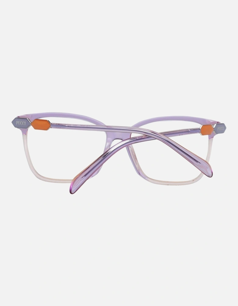 Square Full-Rim Plastic Purple Frame Glasses Women