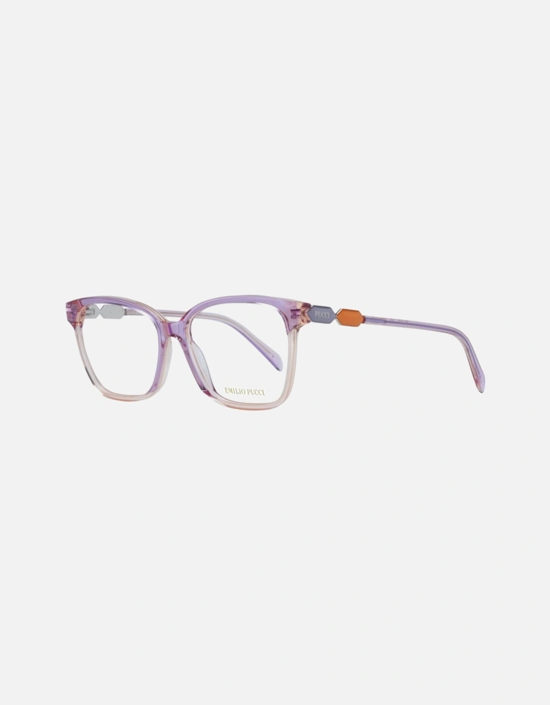 Square Full-Rim Plastic Purple Frame Glasses Women