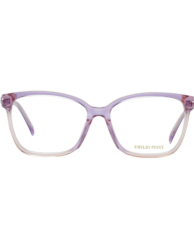 Square Full-Rim Plastic Purple Frame Glasses Women