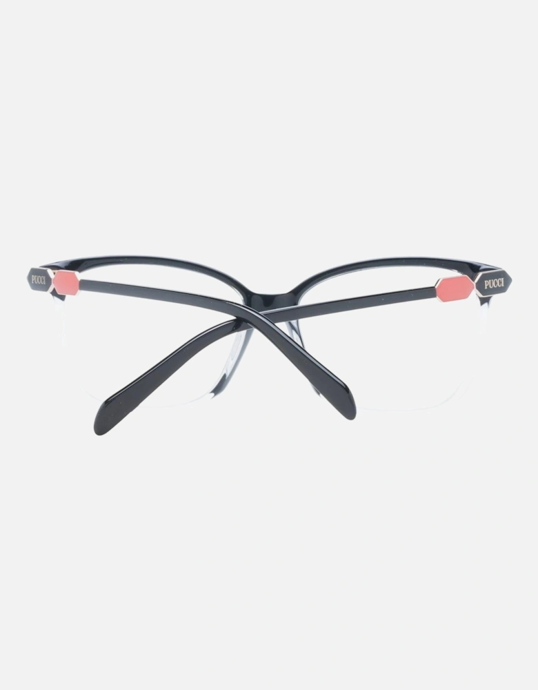 Square Full-Rim Plastic Frame Sunglasses Women - Black