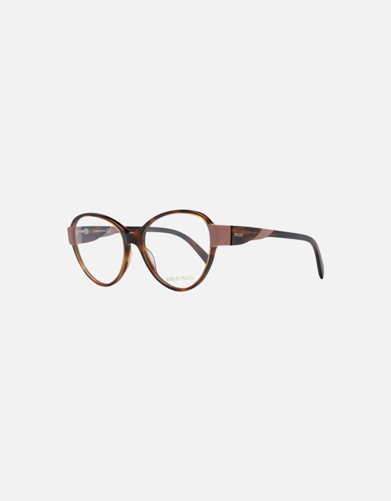 Butterfly Full-Rim Plastic Frame Glasses Women - Brown