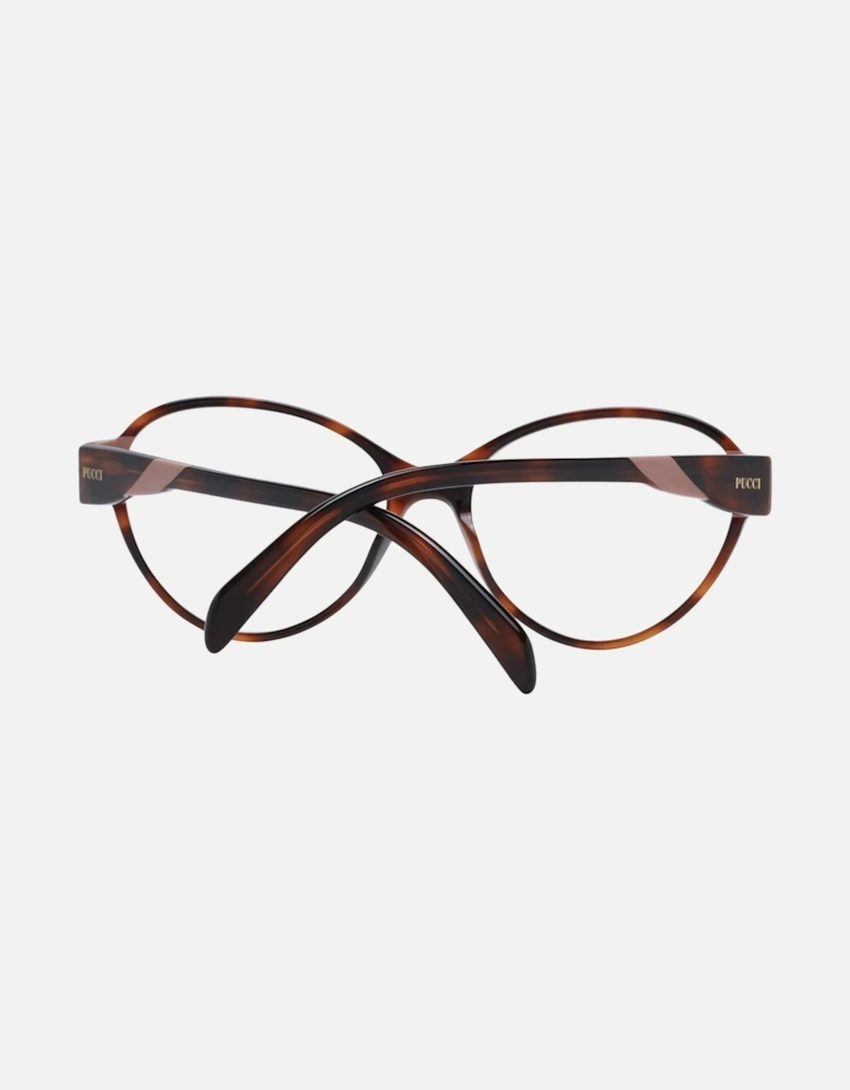 Butterfly Full-Rim Plastic Frame Glasses Women - Brown