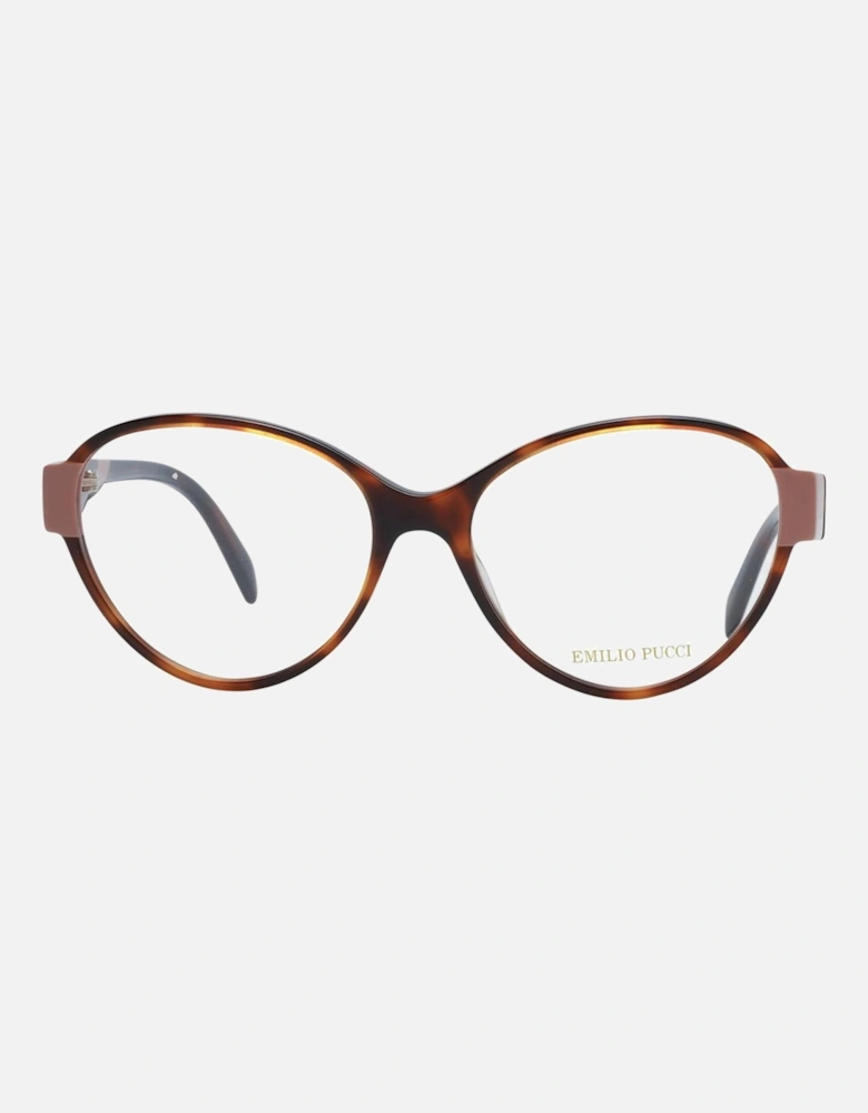 Butterfly Full-Rim Plastic Frame Glasses Women - Brown