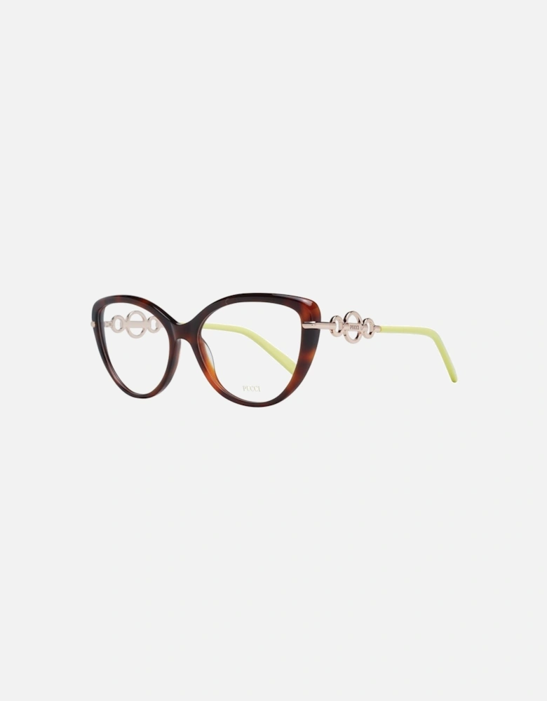 Cat Eye Full-Rim Plastic Frame Glasses Women - Brown