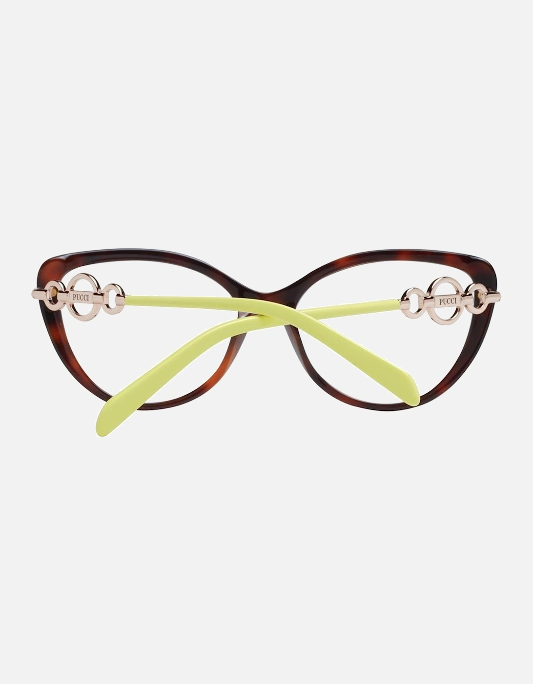Cat Eye Full-Rim Plastic Frame Glasses Women - Brown
