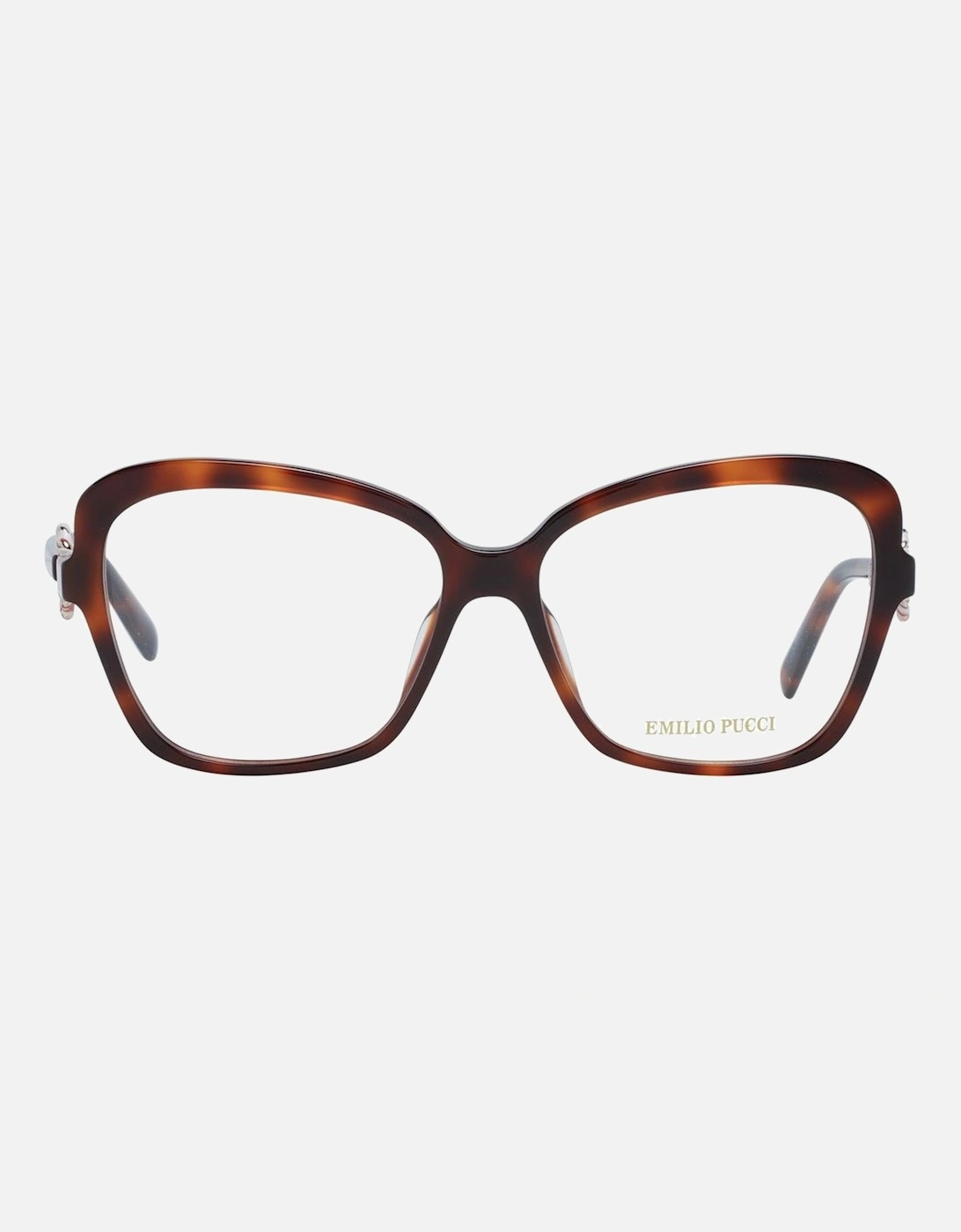 Butterfly Full-Rim Plastic Frame Glasses Women - Brown