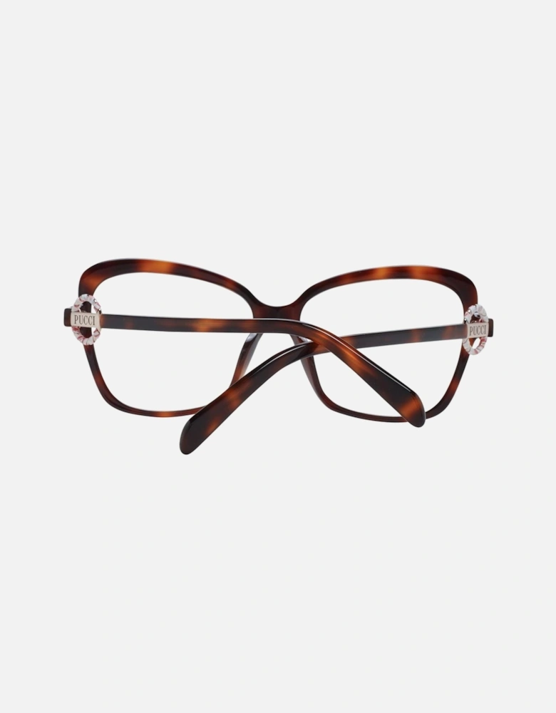 Butterfly Full-Rim Plastic Frame Glasses Women - Brown