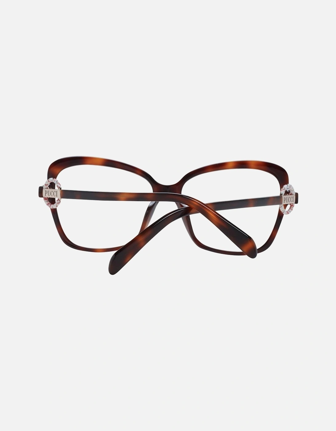 Butterfly Full-Rim Plastic Frame Glasses Women - Brown