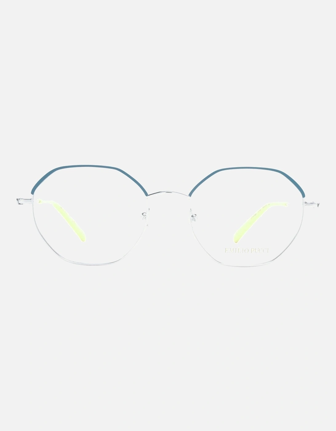 Round Metal Full-Rim Glasses with Demo Lenses Women - Gray Frames